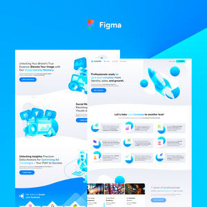 Template de Landing Page de Agência no Figma