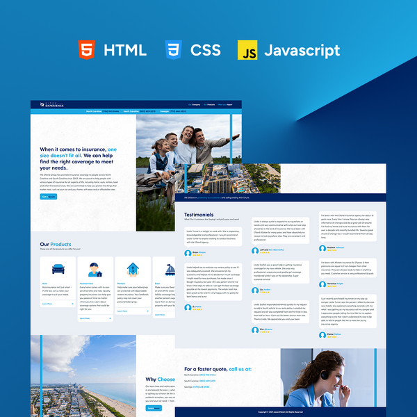 Landing Page Seguradora