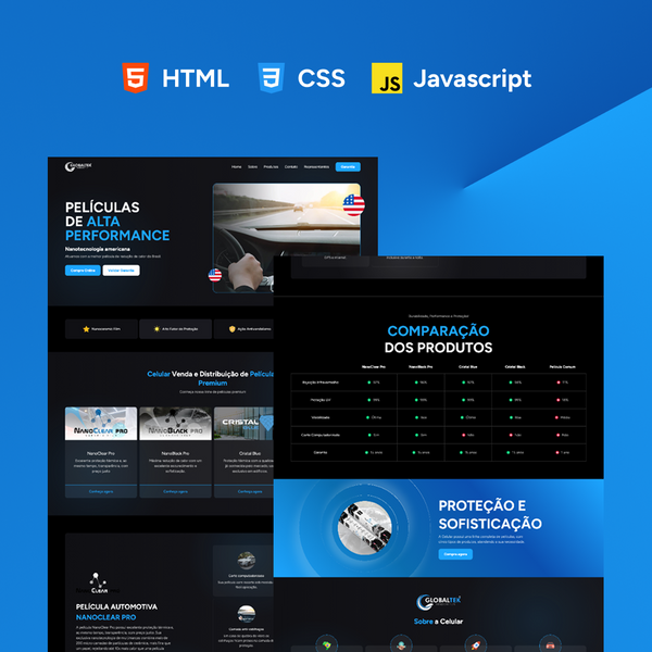 Landing Page Tech