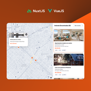 Template Mapa de Imóveis em NuxtJS