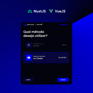 Template Checkout Pagar.me em NuxtJS