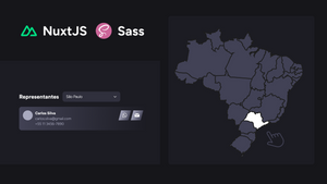 Mapa do Brasil em SVG interativo com Nuxt.js e Sass